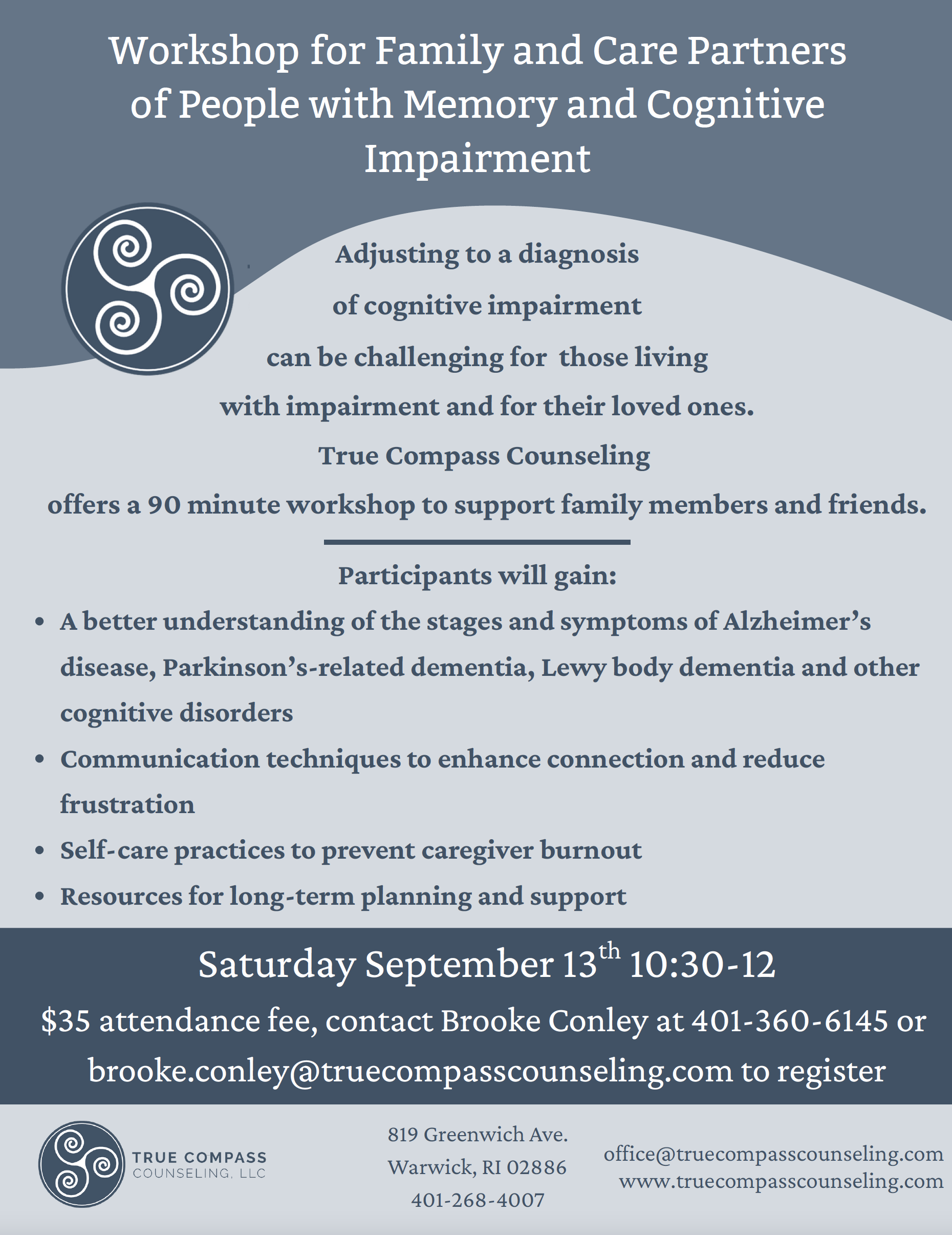 Workshop For Care Partners
